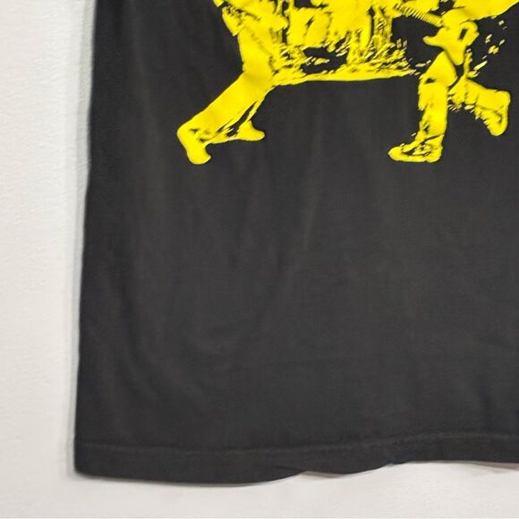 Nirvana | Women’s Black T shirt Red Nirvana Logo Yellow Band Members XS - Picture 10 of 11